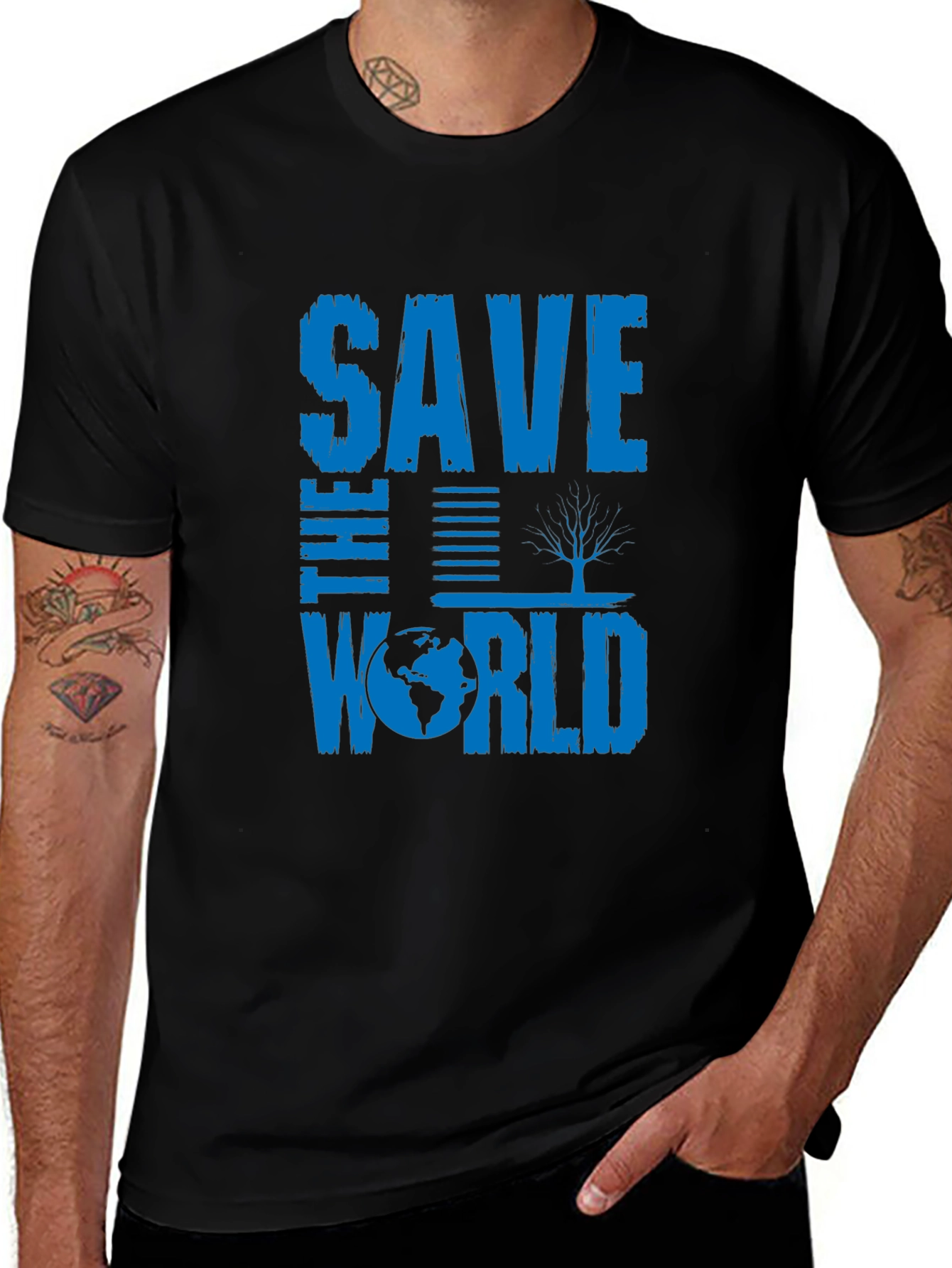 Save the World Graphic T-Shirt