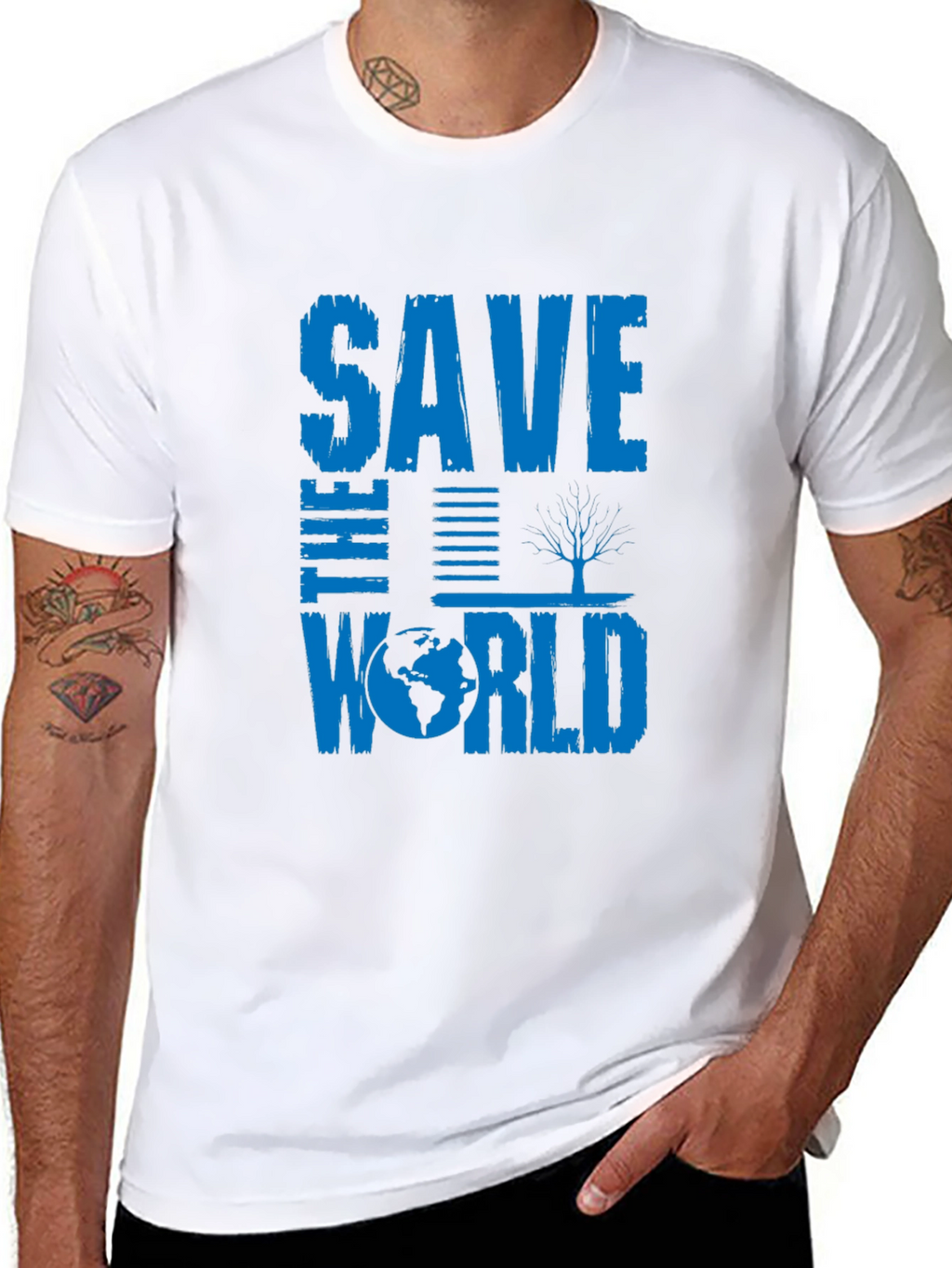Save the World Graphic T-Shirt