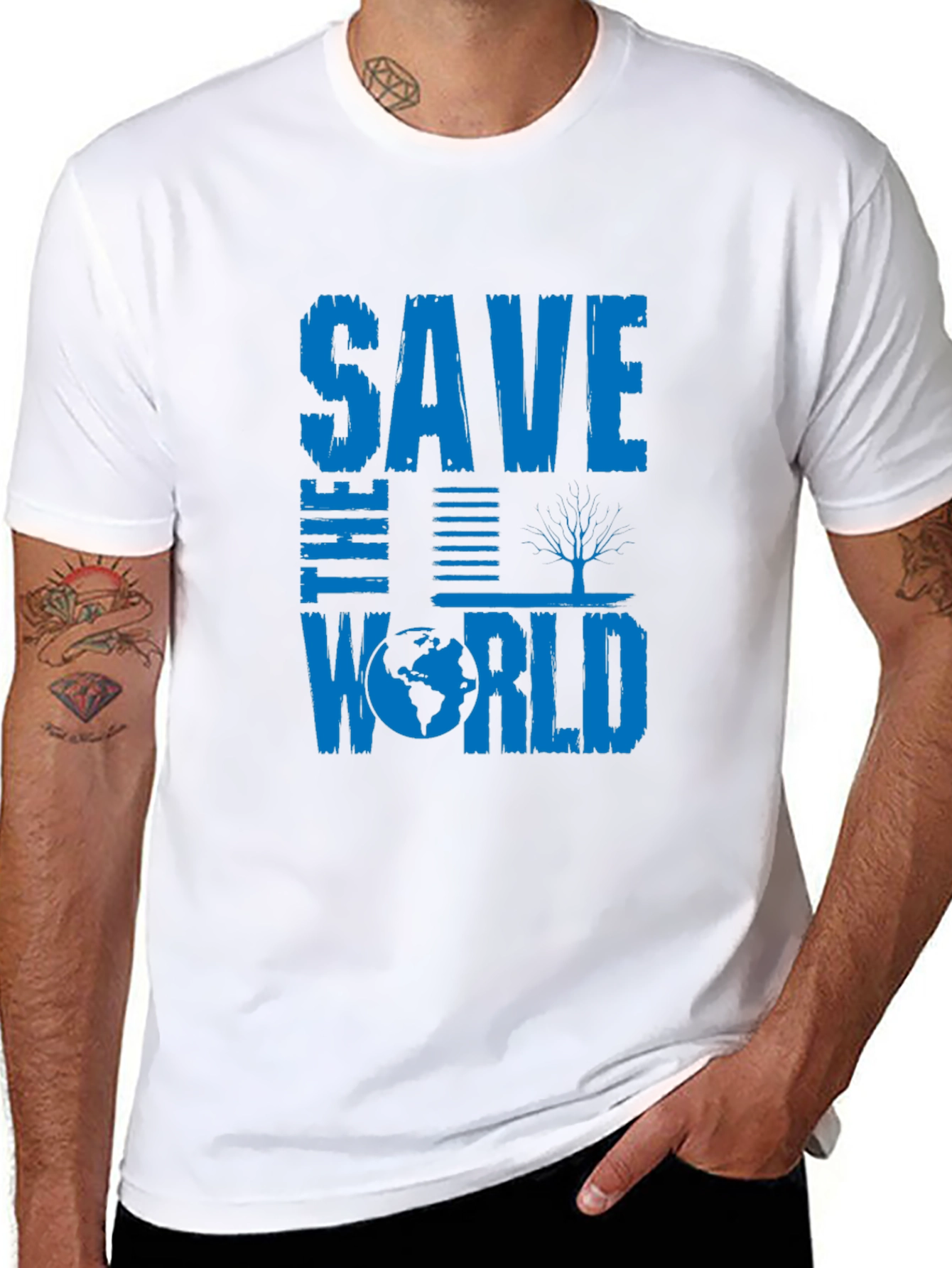 Save the World Graphic T-Shirt
