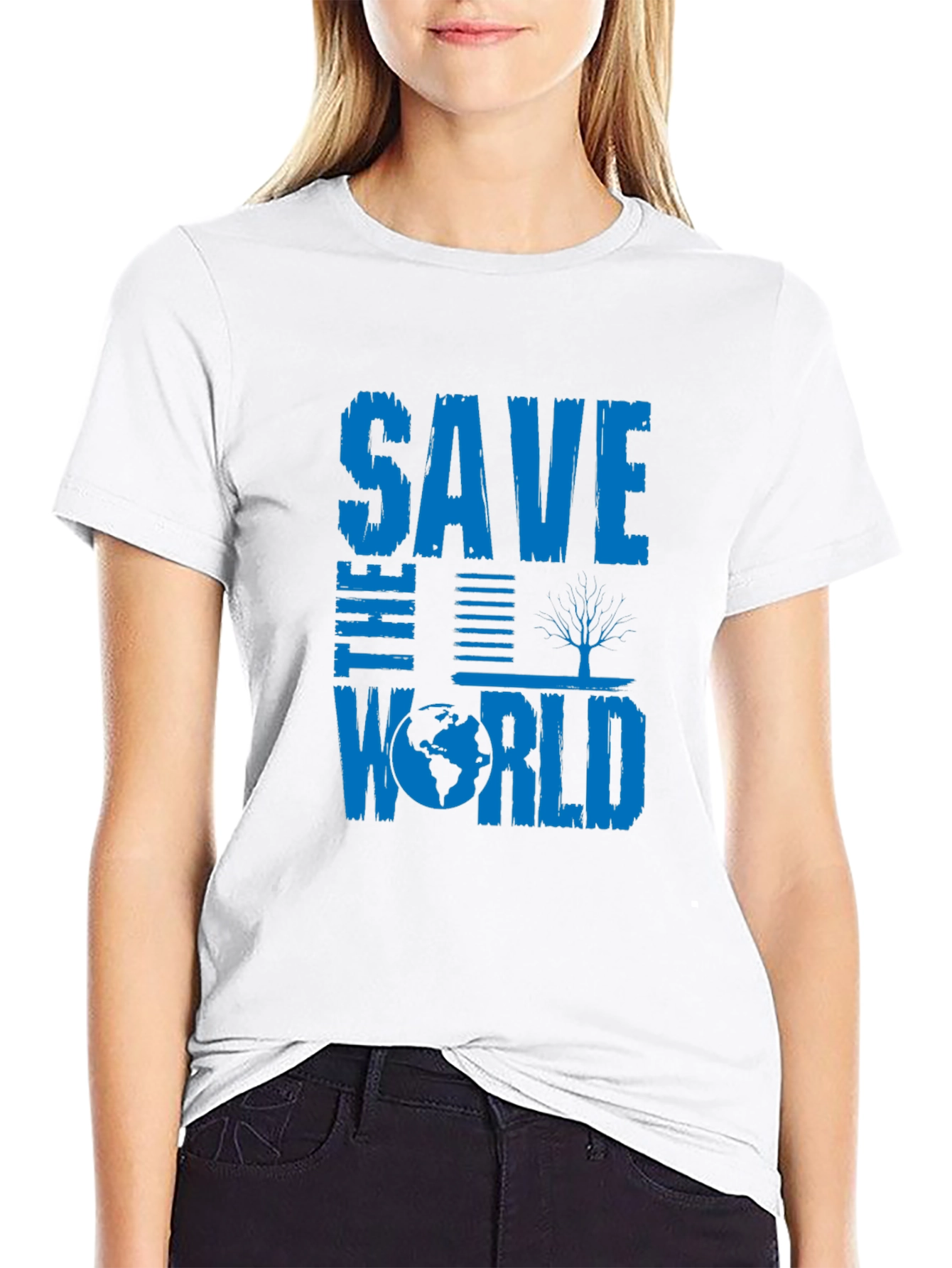 Save the World Graphic T-Shirt