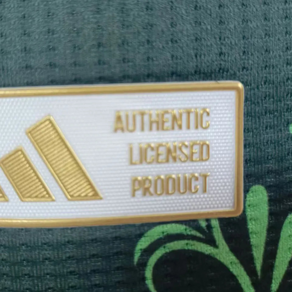 2025 Algeria Away Green Player Version Jersey Detail 3