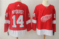 Men's Detroit Red Wings Gustav Nyquist #14 Red Home Breakaway Player Jerseys