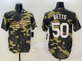 Men's Los Angeles Dodgers Mookie Betts #50 Camouflage Replica Player Jerseys