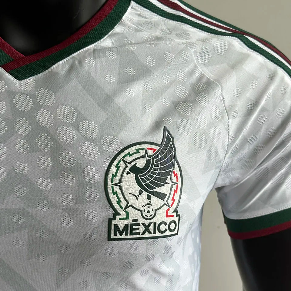 2025/26 Mexico White Special Edition Player Version Soccer Jersey Detail 2
