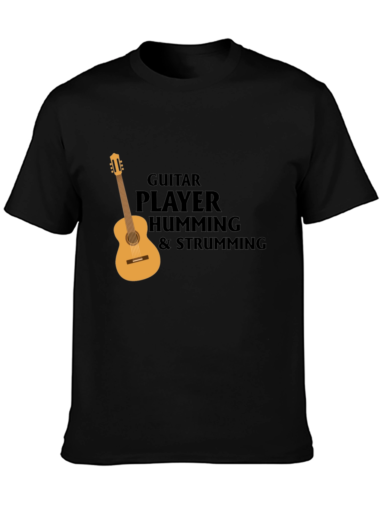 Guitar Player T-Shirt: Hum & Strum Tee