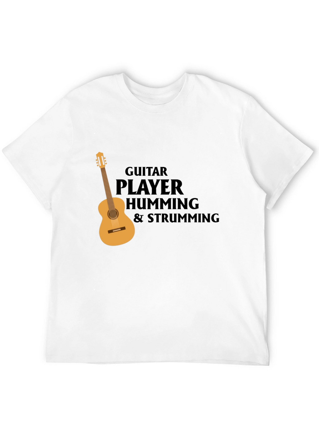 Guitar Player T-Shirt: Hum & Strum Tee