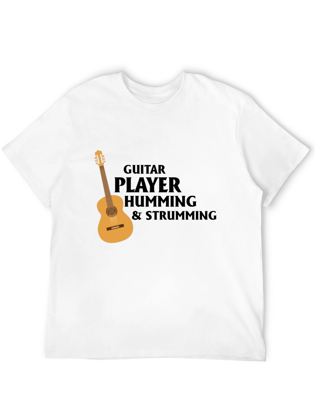 Guitar Player T-Shirt: Hum & Strum Tee