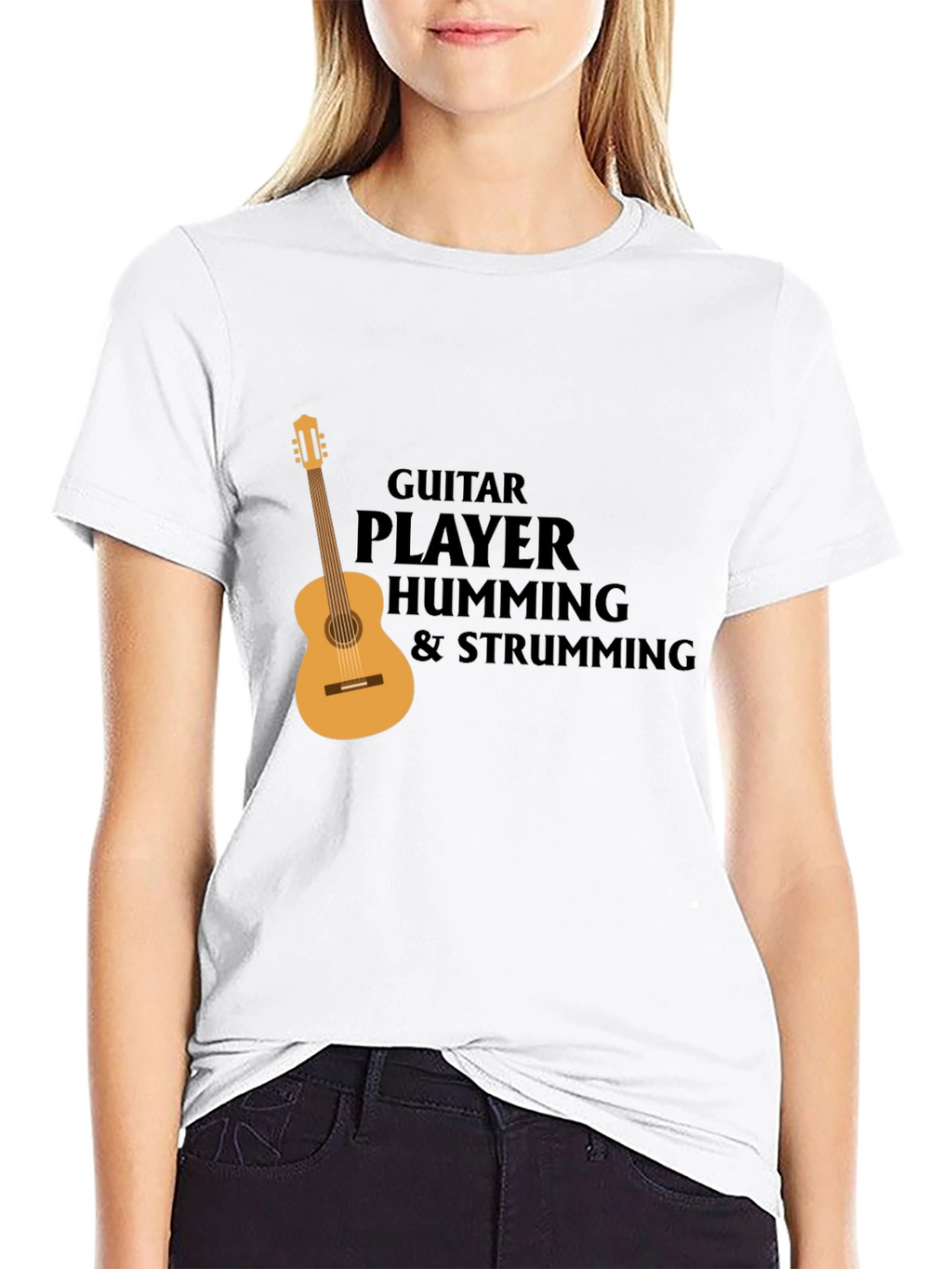 Guitar Player T-Shirt: Hum & Strum Tee