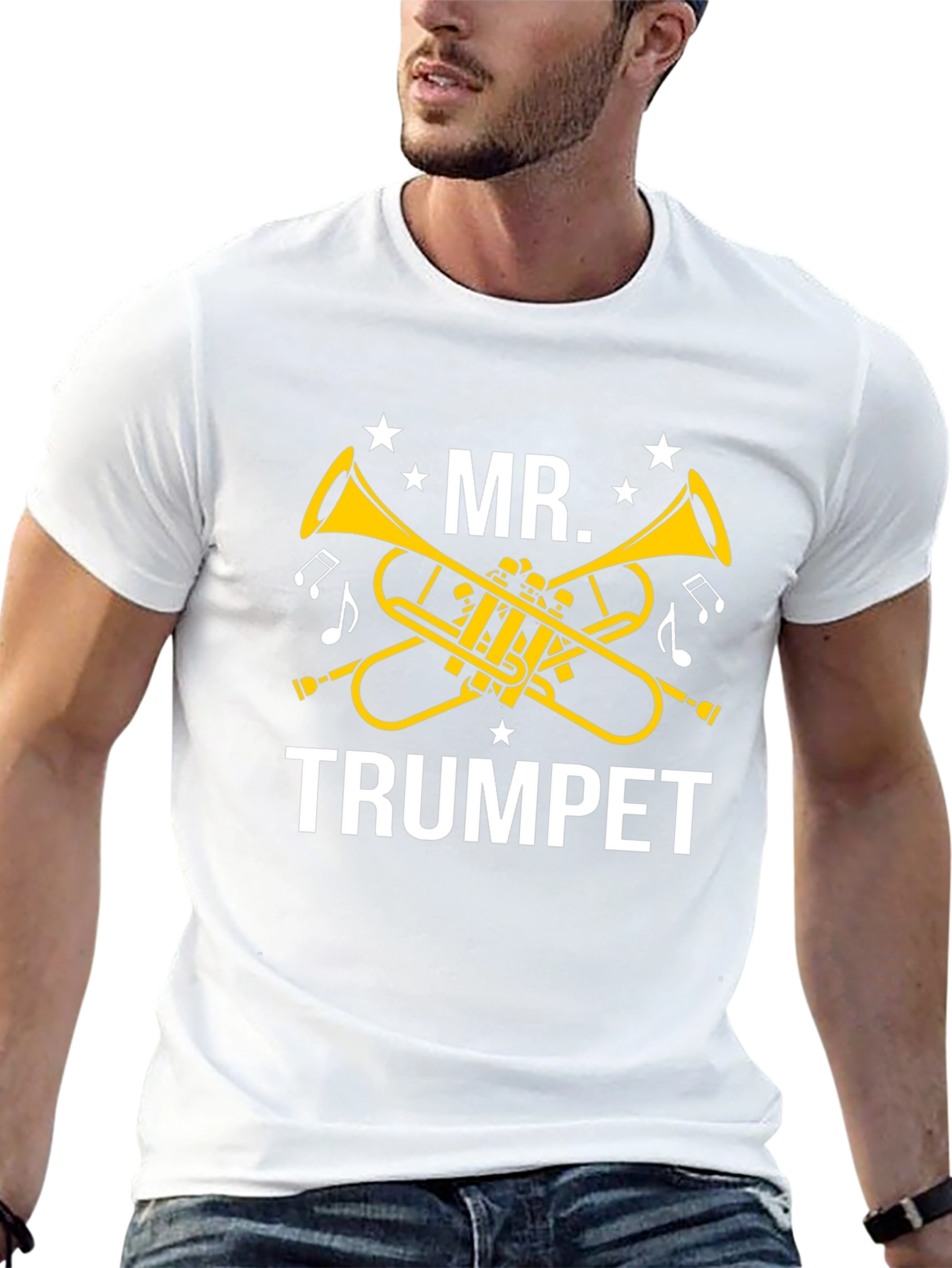 Mr. Trumpet Graphic T-Shirt - Music Lover Tee