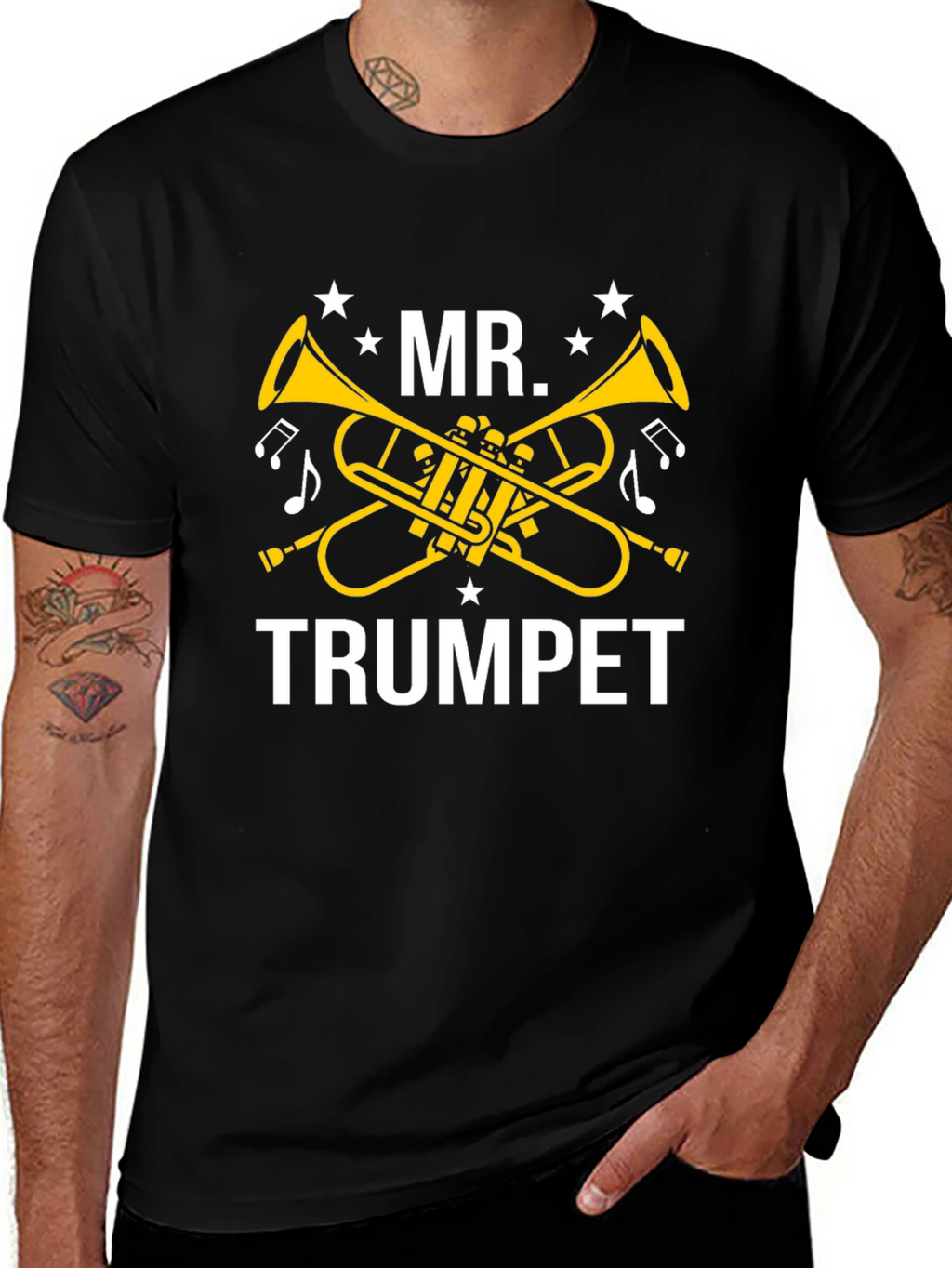 Mr. Trumpet Graphic T-Shirt - Music Lover Tee