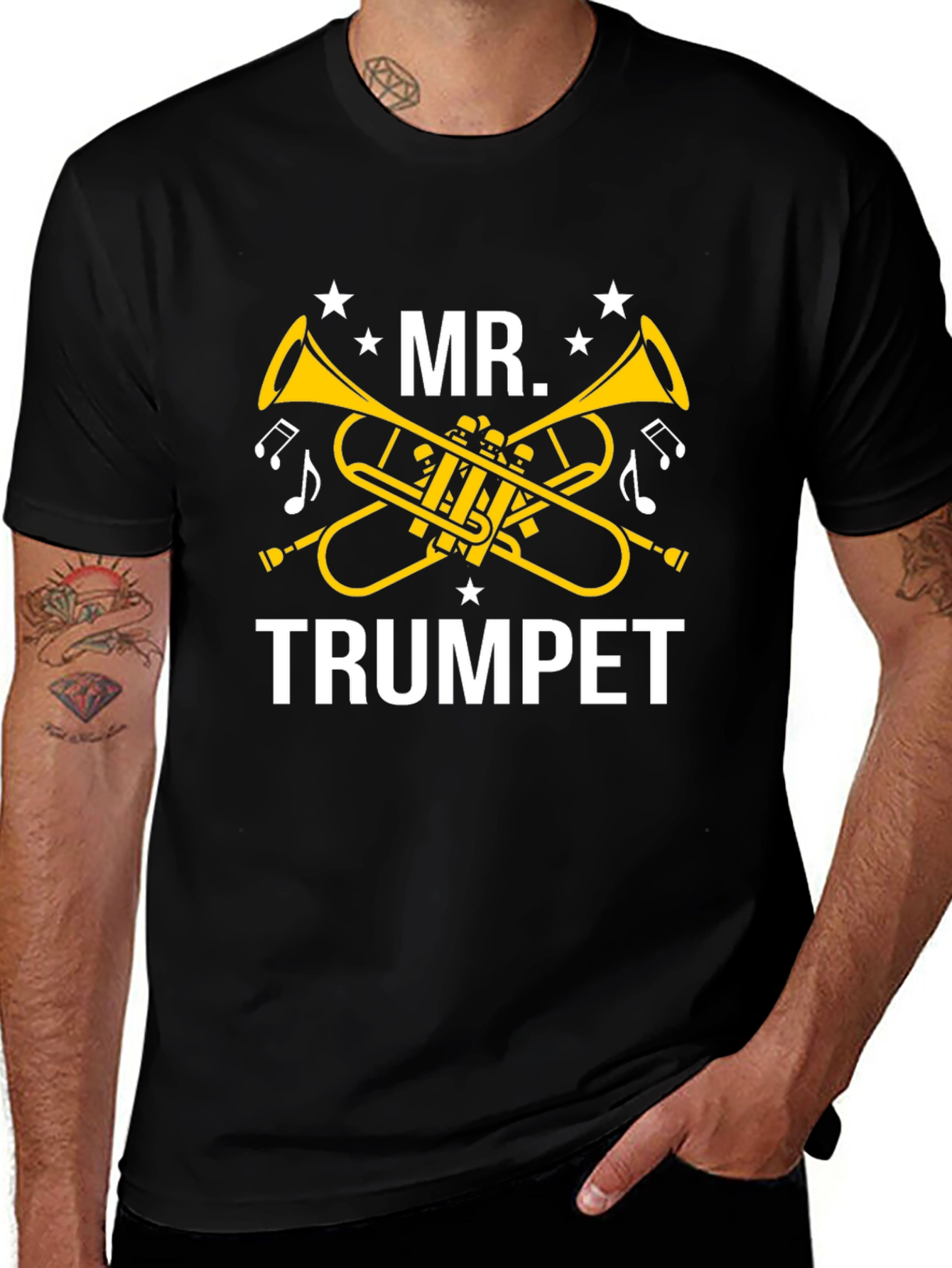 Mr. Trumpet Graphic T-Shirt - Music Lover Tee