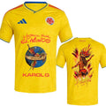 2026/27 Colombia 1:1 Quality Home X-Karol G Graphics Fans Soccer Jersey Front