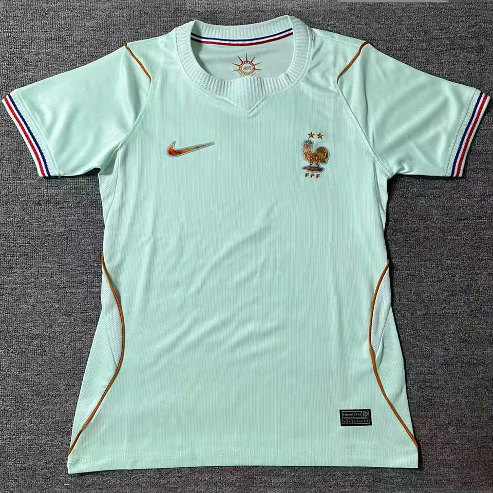 2026/27 France Away White Women Soccer Jersey 女 Front