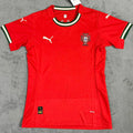 2025/26 Portugal Home Red Women Soccer Jersey 女 Front