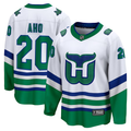 Men's Carolina Hurricanes Sebastian Aho #20 White Home Breakaway Jerseys
