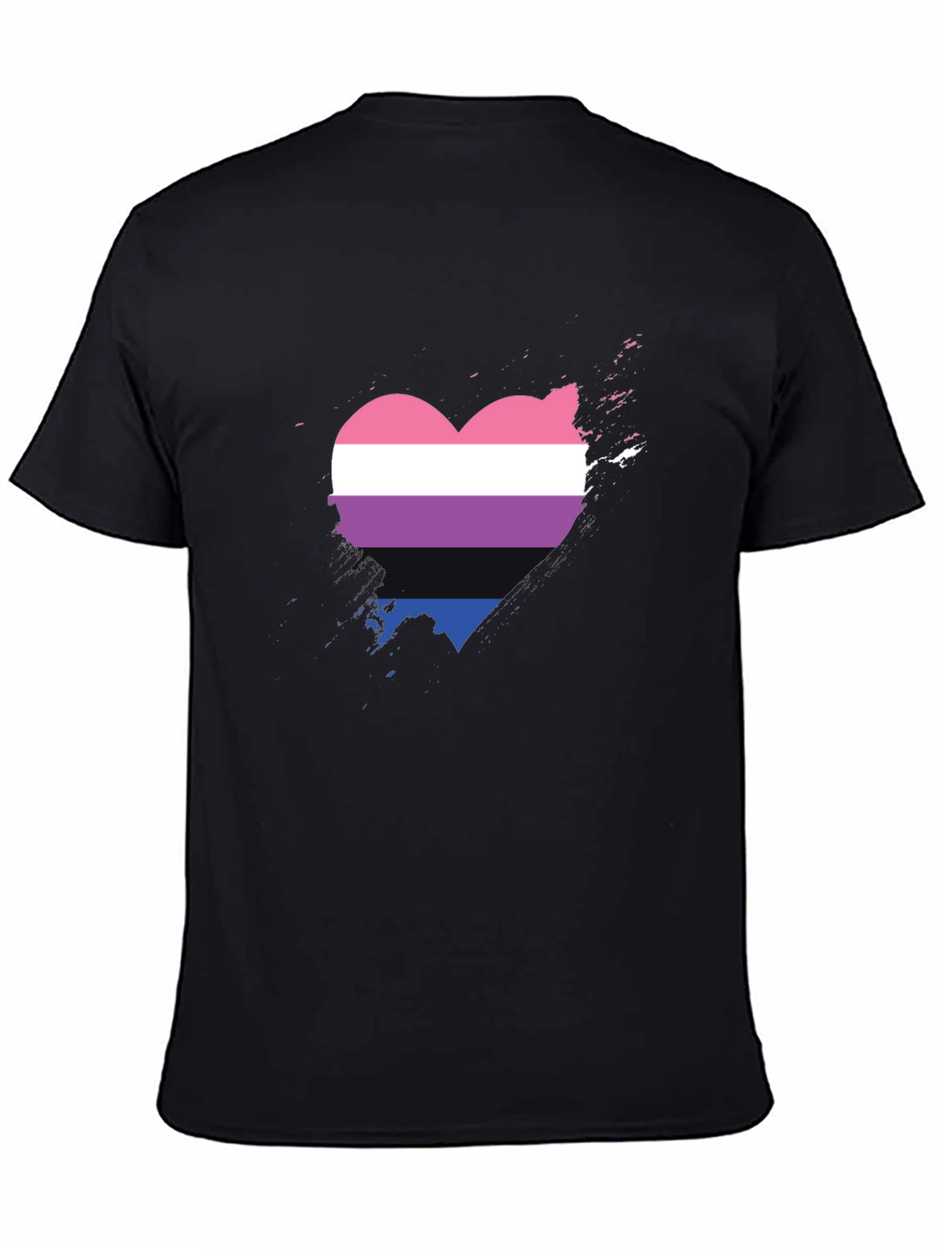 Bisexual Pride Heart T-Shirt - Soft Cotton Tee