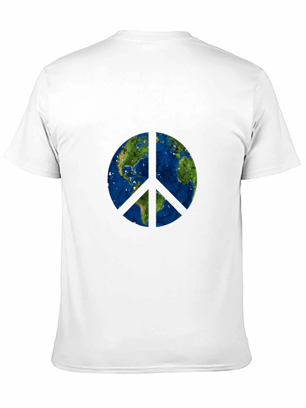 Earth Peace Sign Graphic T-Shirt