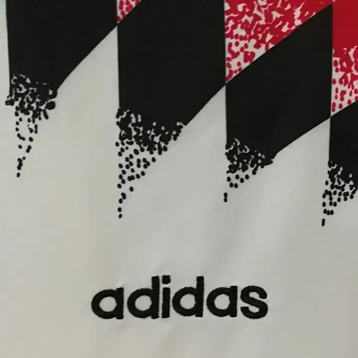 1994 Germany Home White Retro Soccer Jersey Detail 4