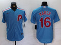 Men's Philadelphia Phillies Brandon Marsh #16 Light Blue Alternate Limited Jerseys