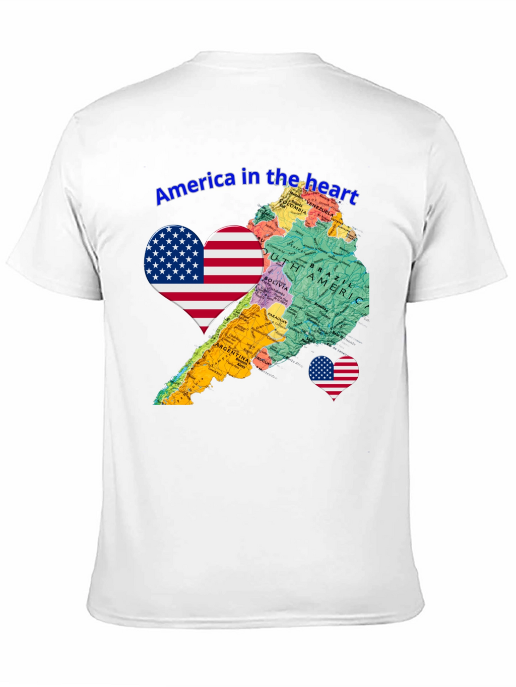 America in the Heart Novelty Tee