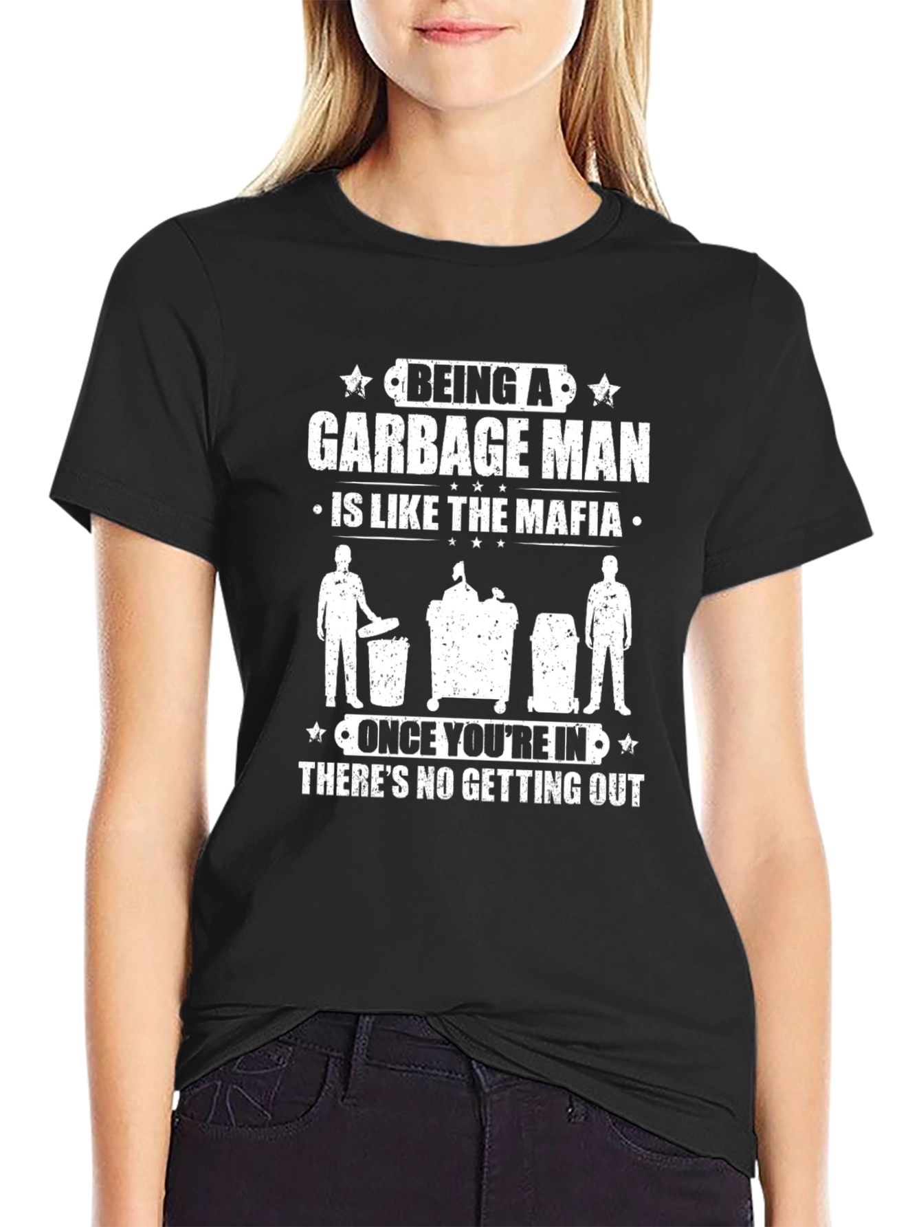 Garbage Man Mafia T-Shirt - Funny Occupation Tee