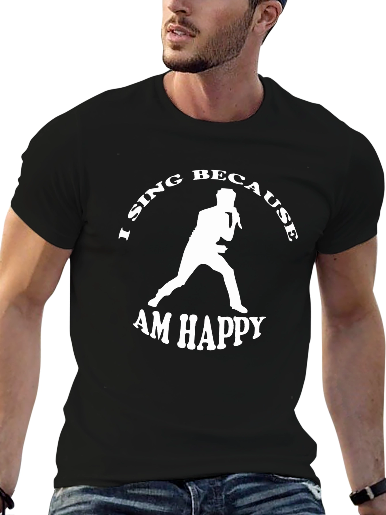 I Sing Because I Am Happy Graphic Tee