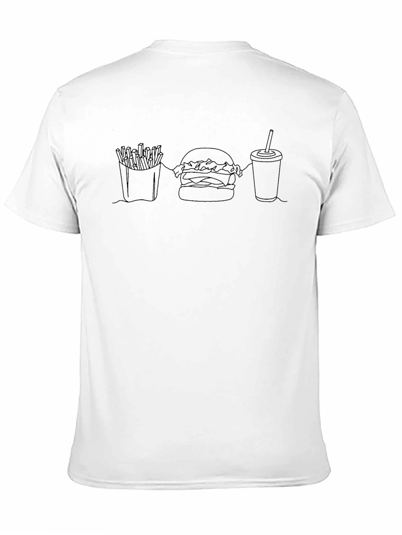 Burger Fries & Drink Graphic Tee