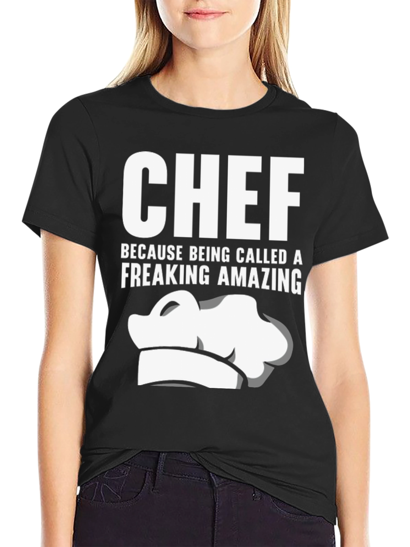 Chef Freaking Amazing T-Shirt - Black