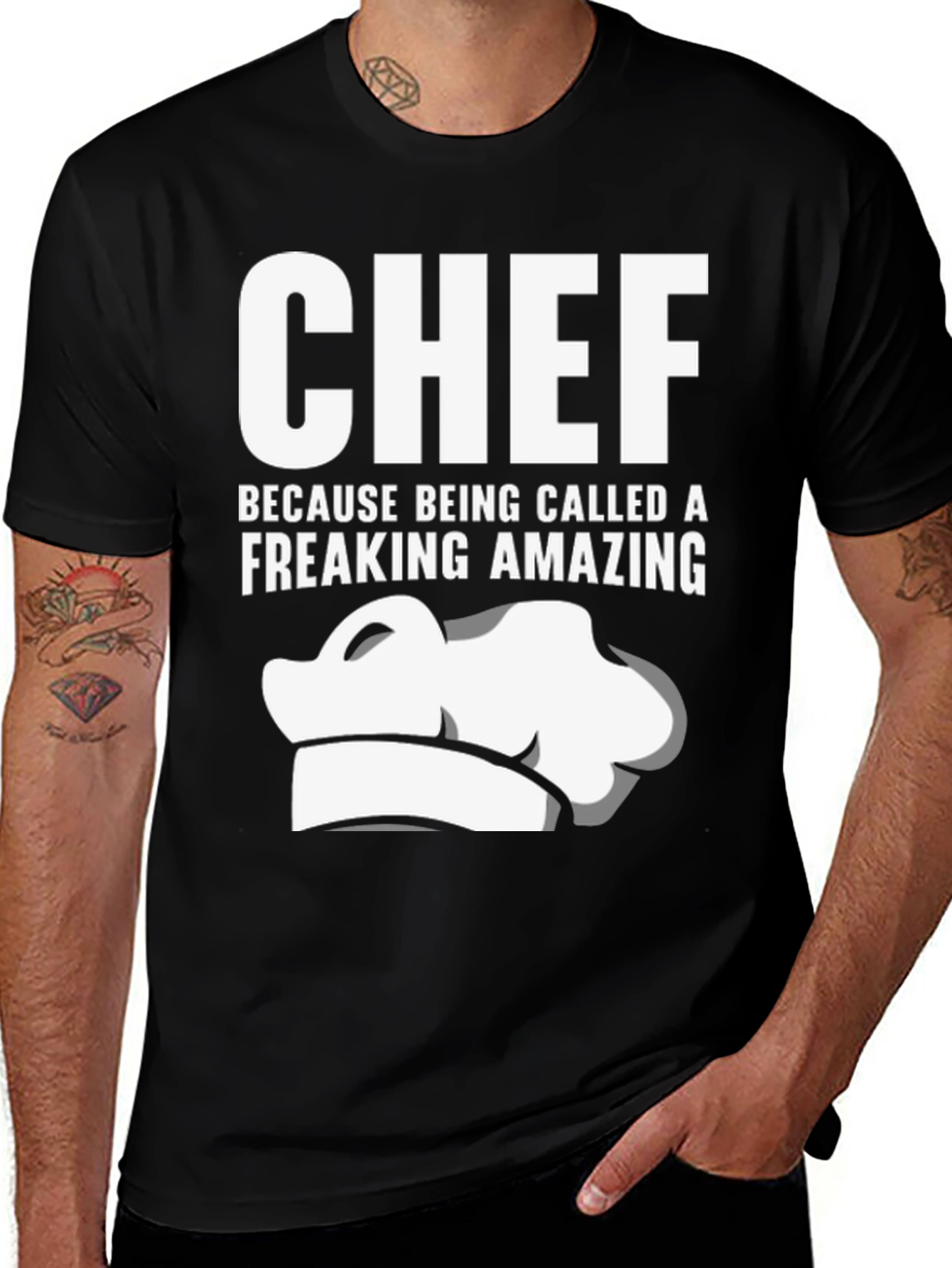 Chef Freaking Amazing T-Shirt - Black