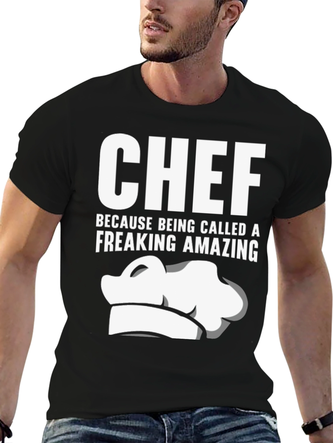 Chef Freaking Amazing T-Shirt - Black
