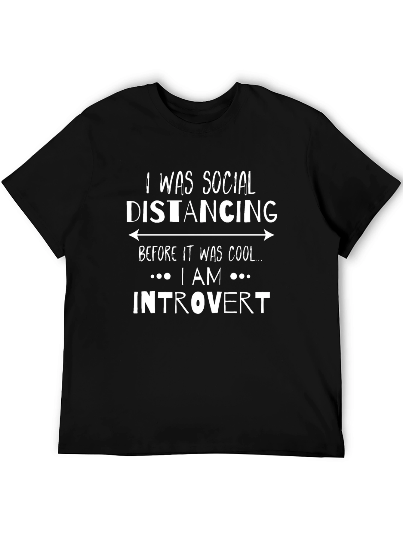 Social Distancing Introvert Graphic Tee