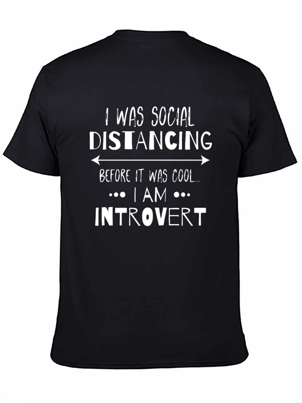 Social Distancing Introvert Graphic Tee