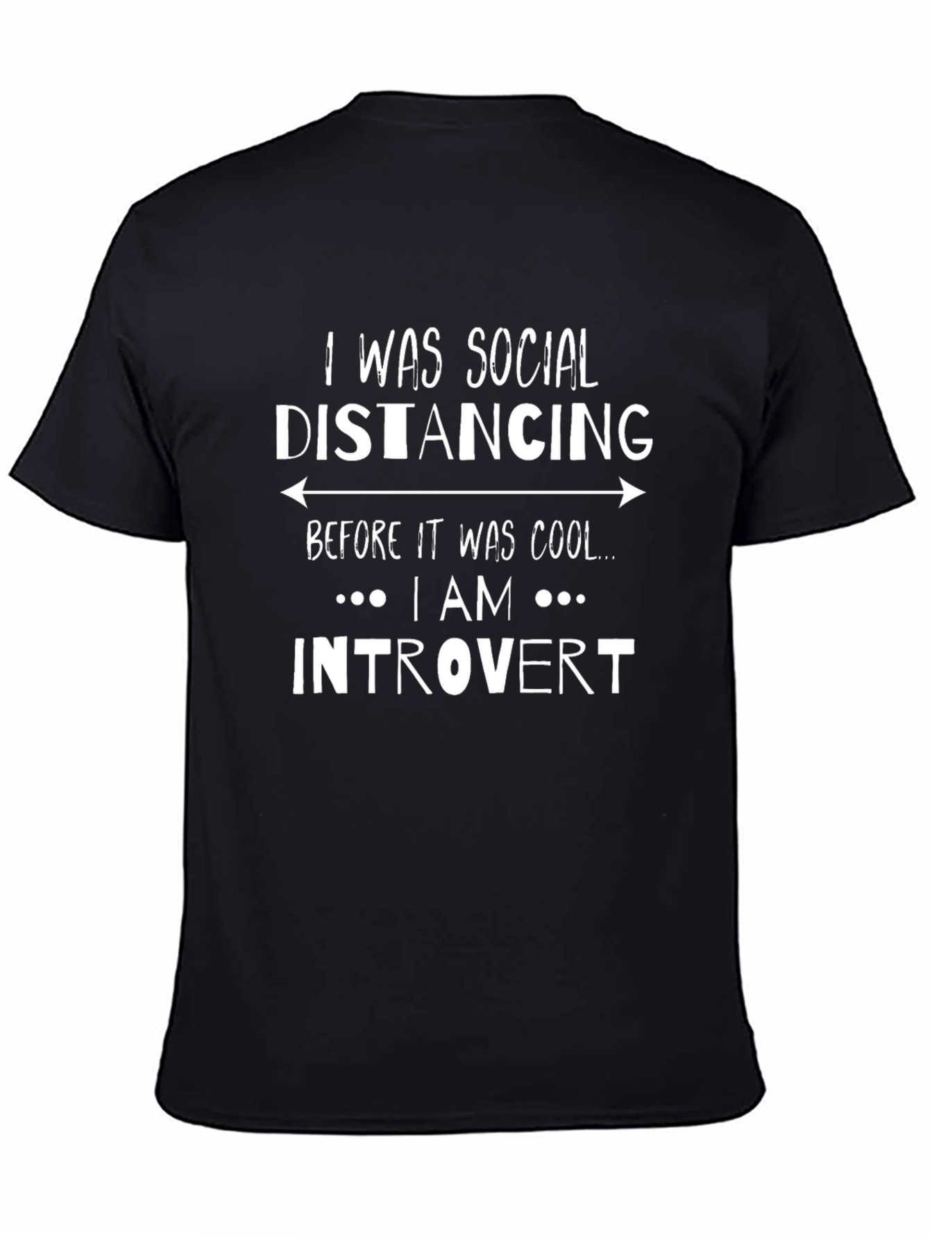 Social Distancing Introvert Graphic Tee