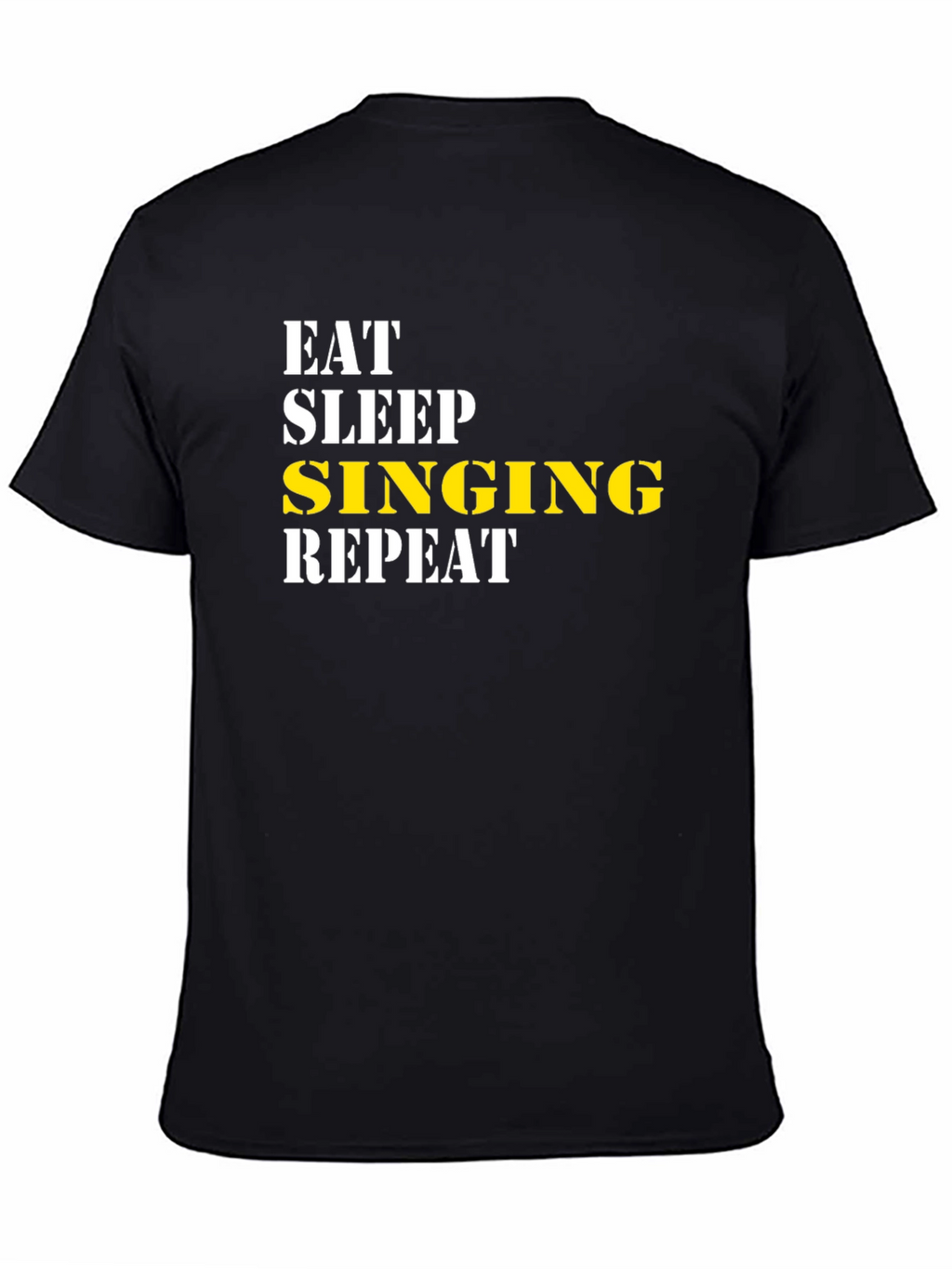 Eat Sleep Singing Repeat Graphic Tee