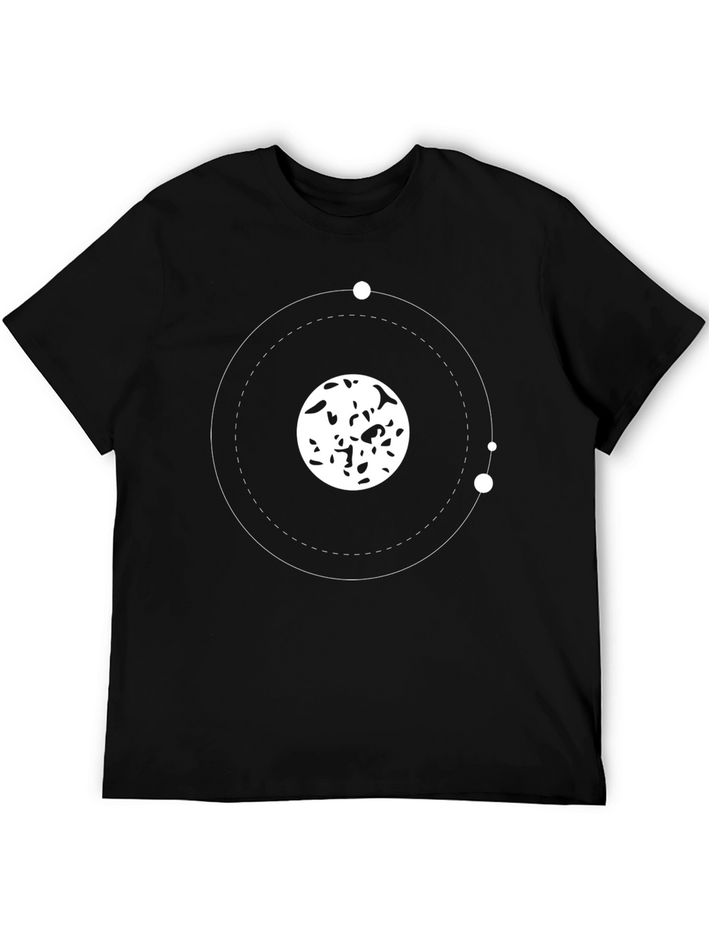 Minimalist Planet Orbit Graphic Tee