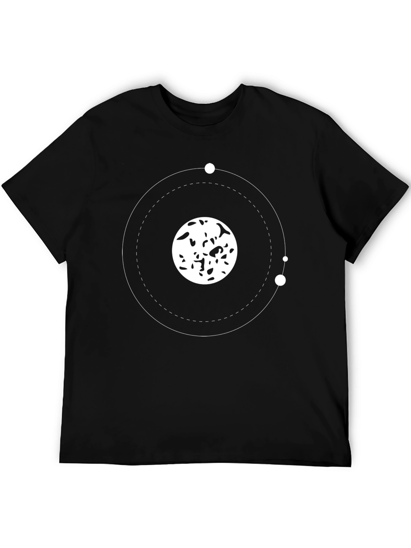 Minimalist Planet Orbit Graphic Tee