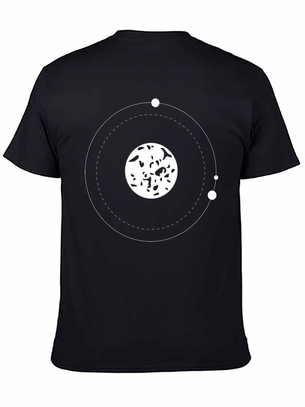 Minimalist Planet Orbit Graphic Tee