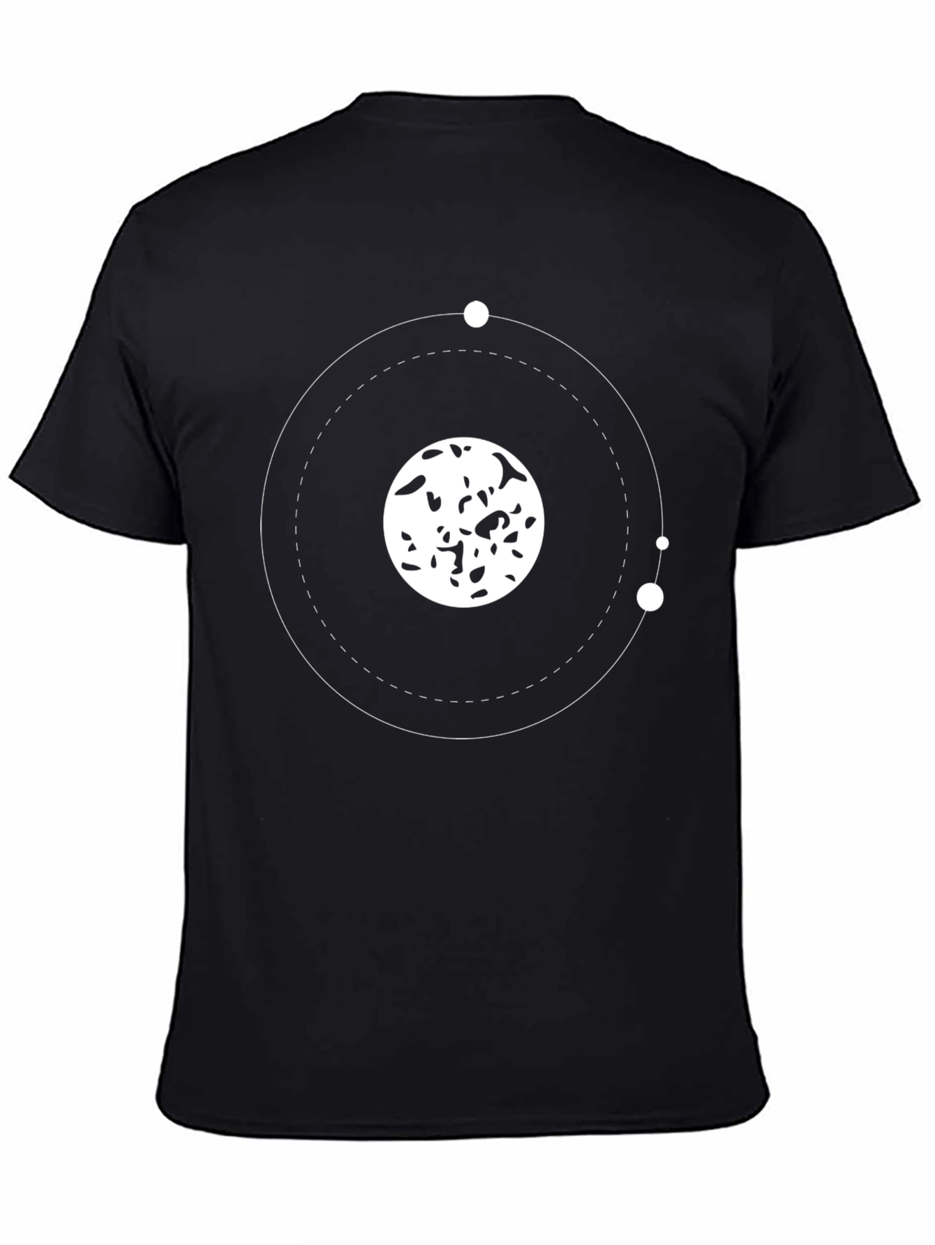 Minimalist Planet Orbit Graphic Tee