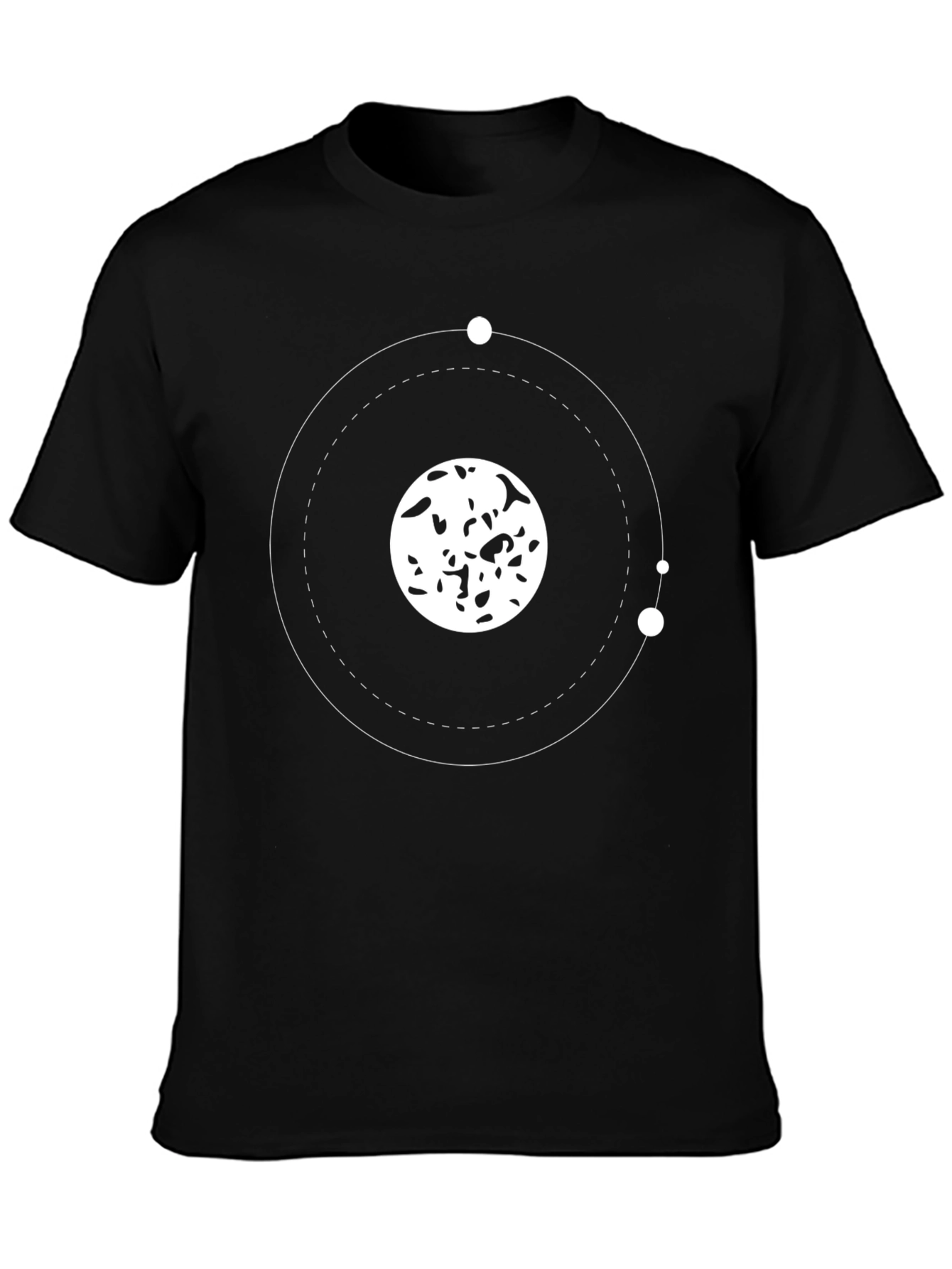 Minimalist Planet Orbit Graphic Tee