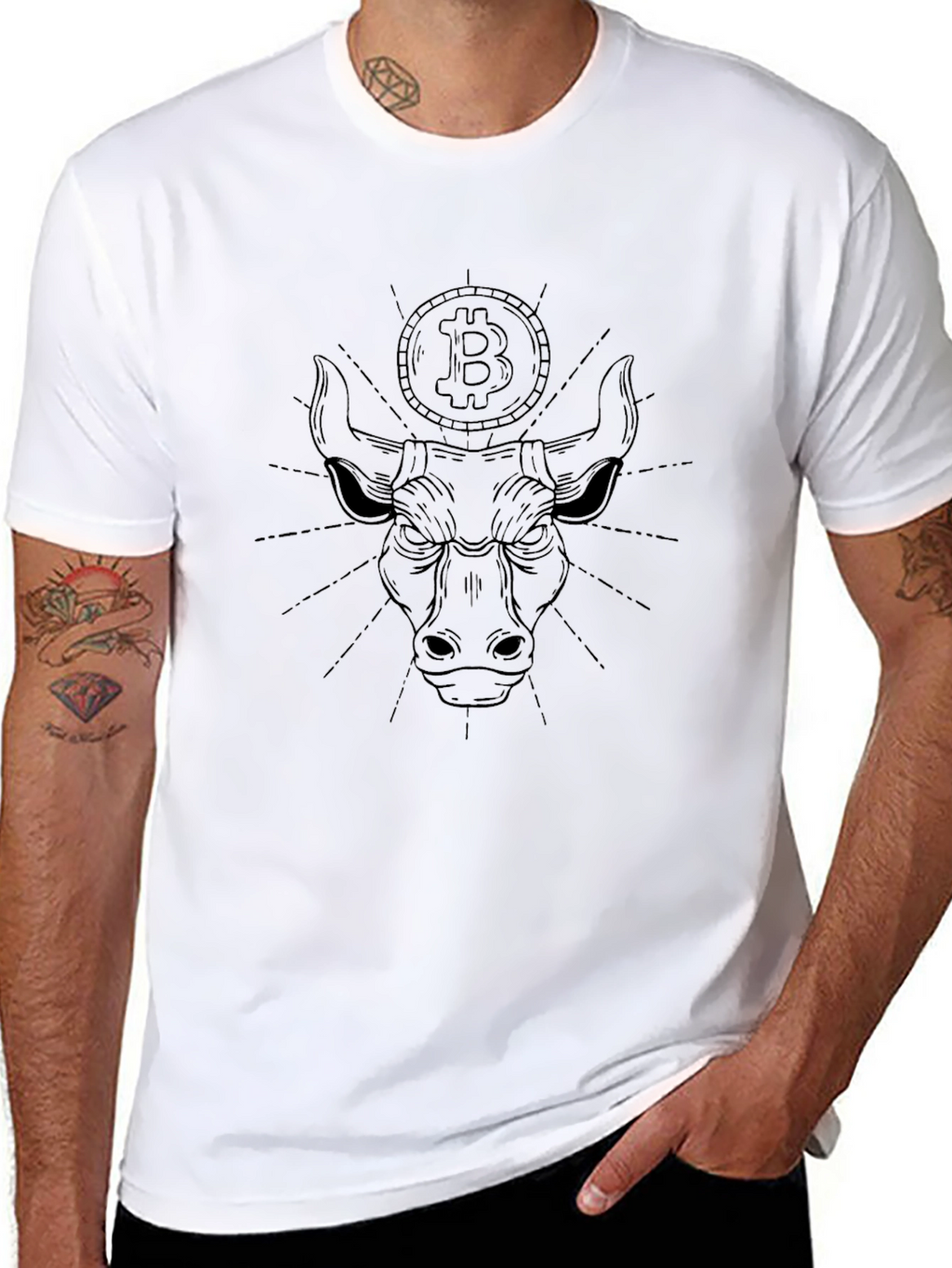 Bitcoin Bull T-Shirt - Crypto Trader Tee