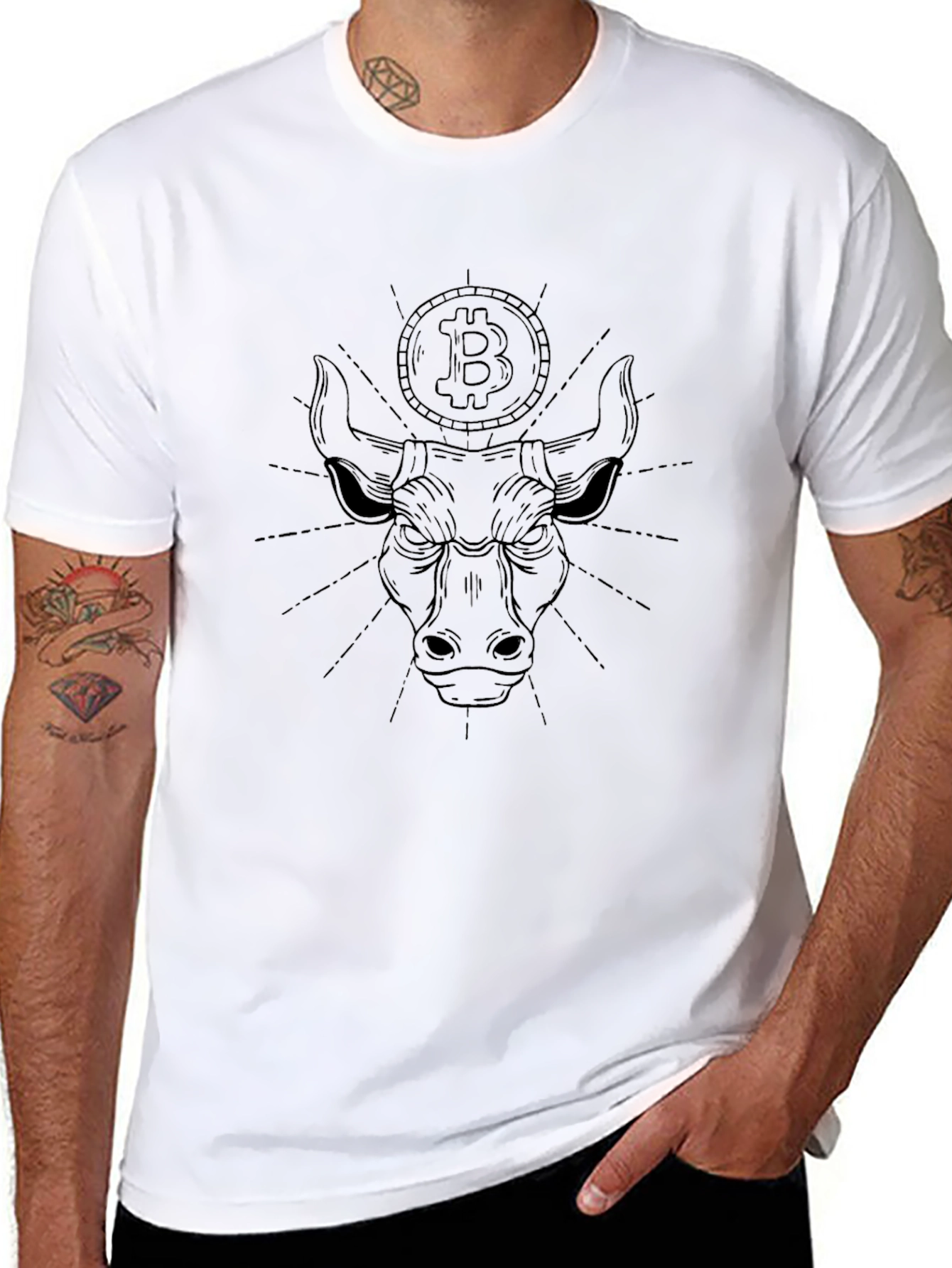 Bitcoin Bull T-Shirt - Crypto Trader Tee