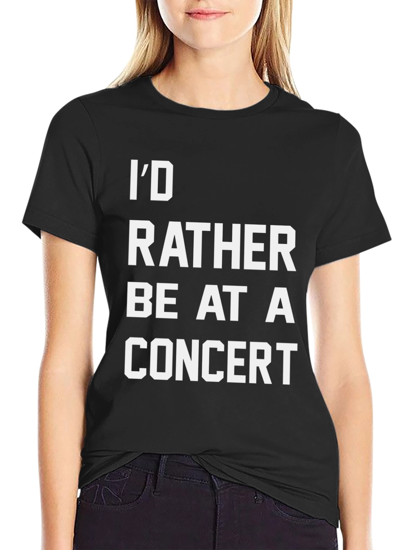 Concert Lover Black T-Shirt