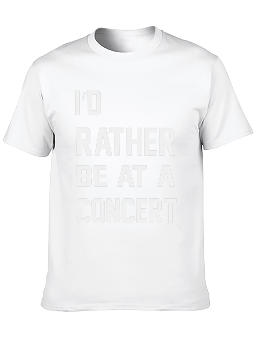 Concert Lover Black T-Shirt