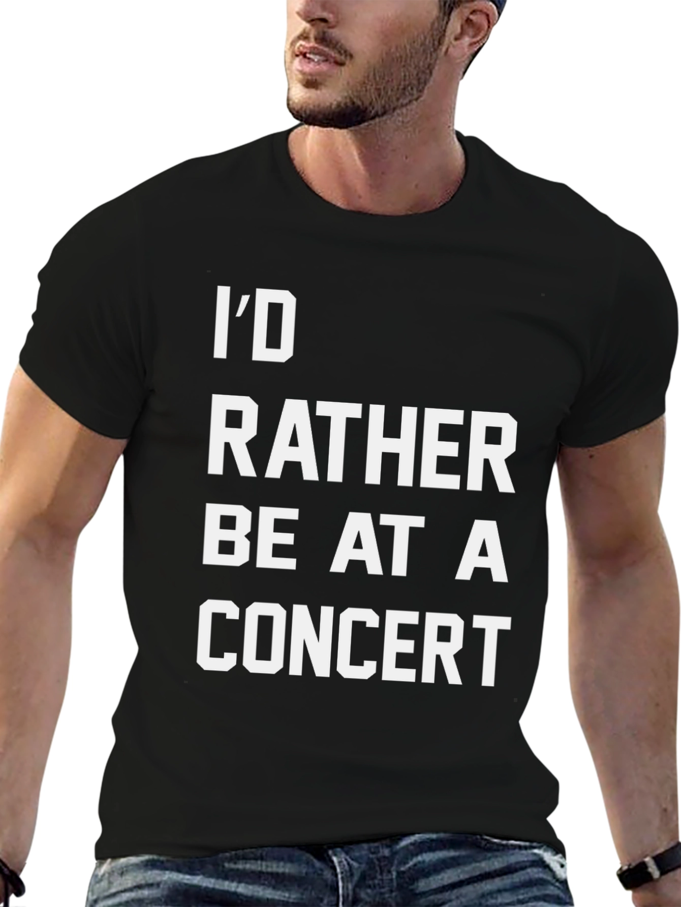Concert Lover Black T-Shirt