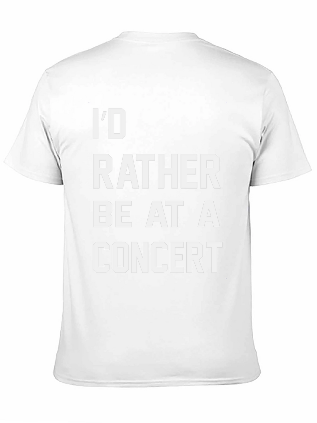 Concert Lover Black T-Shirt