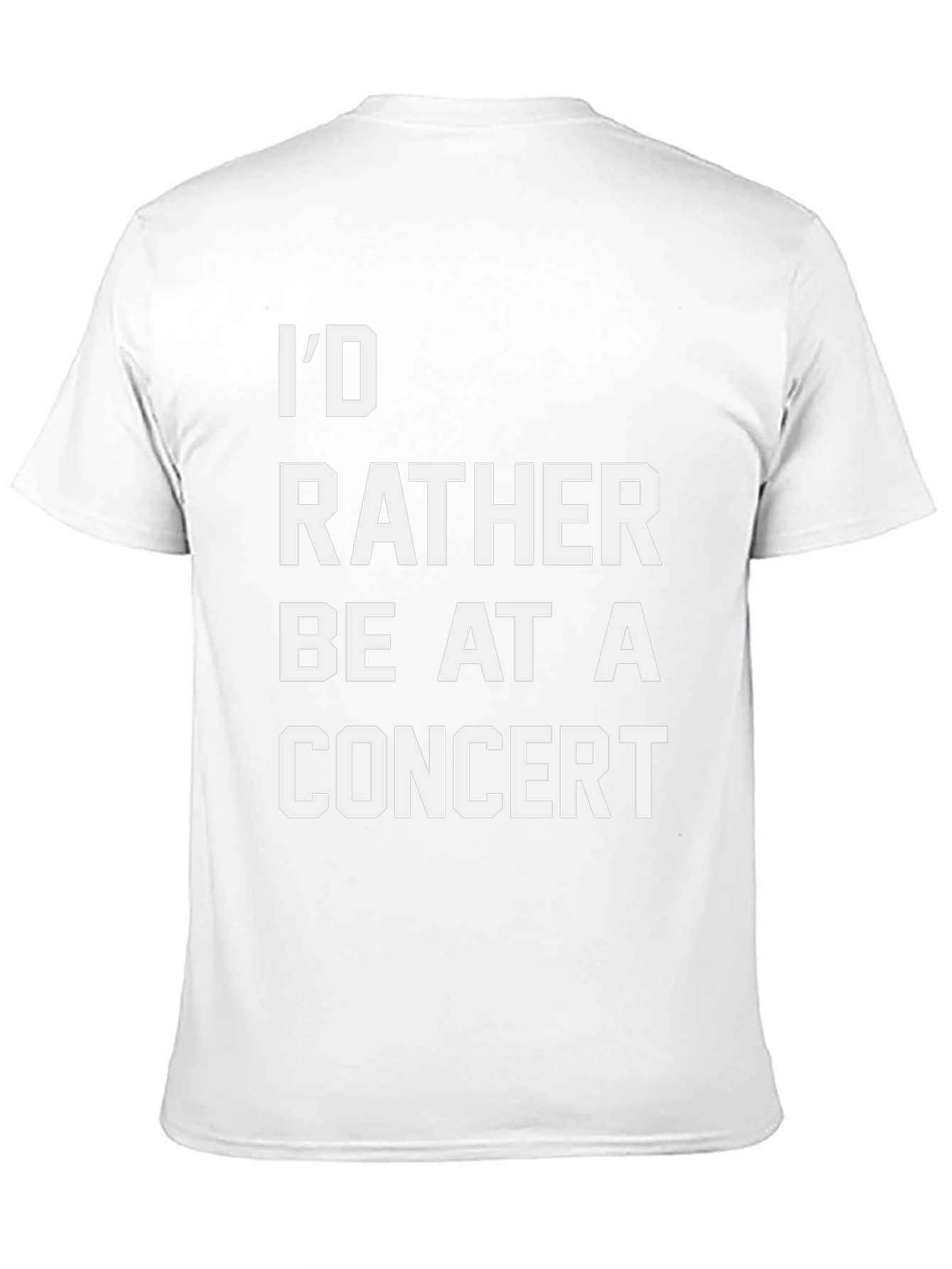 Concert Lover Black T-Shirt