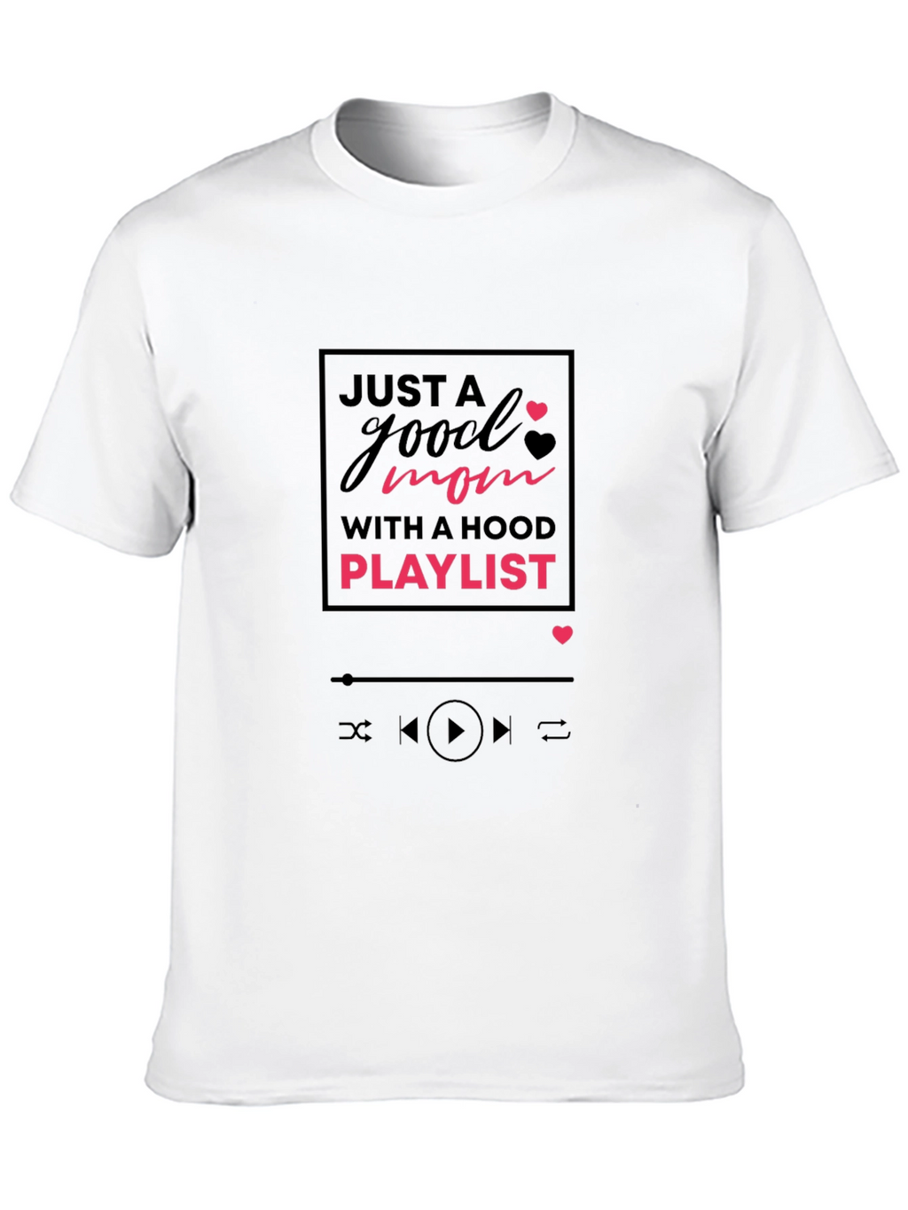 Good Mom Hood Playlist Graphic Tee