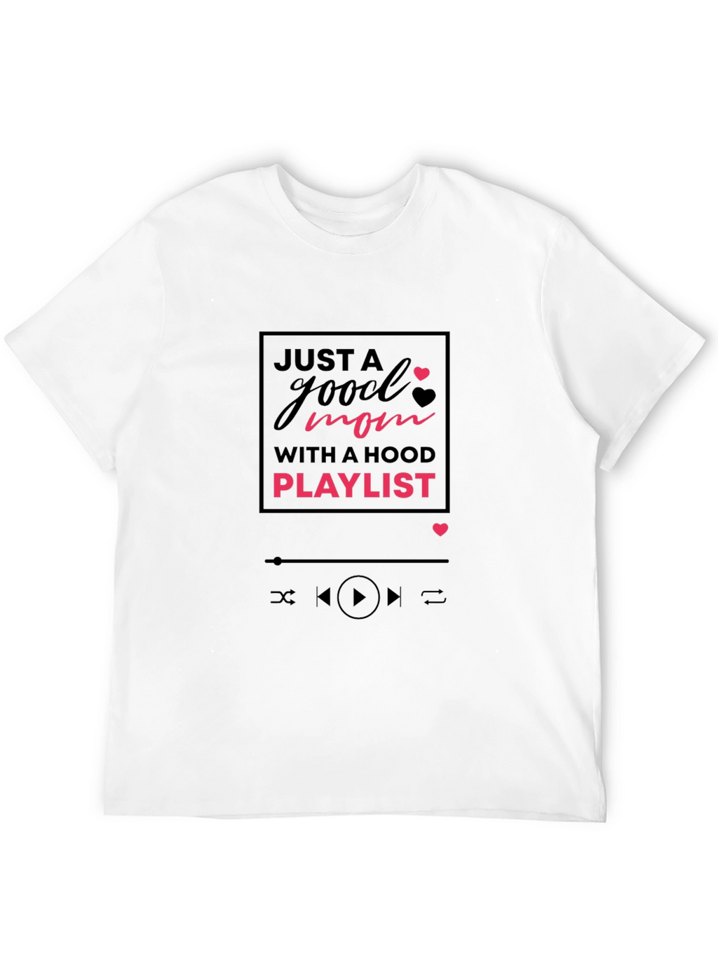 Good Mom Hood Playlist Graphic Tee