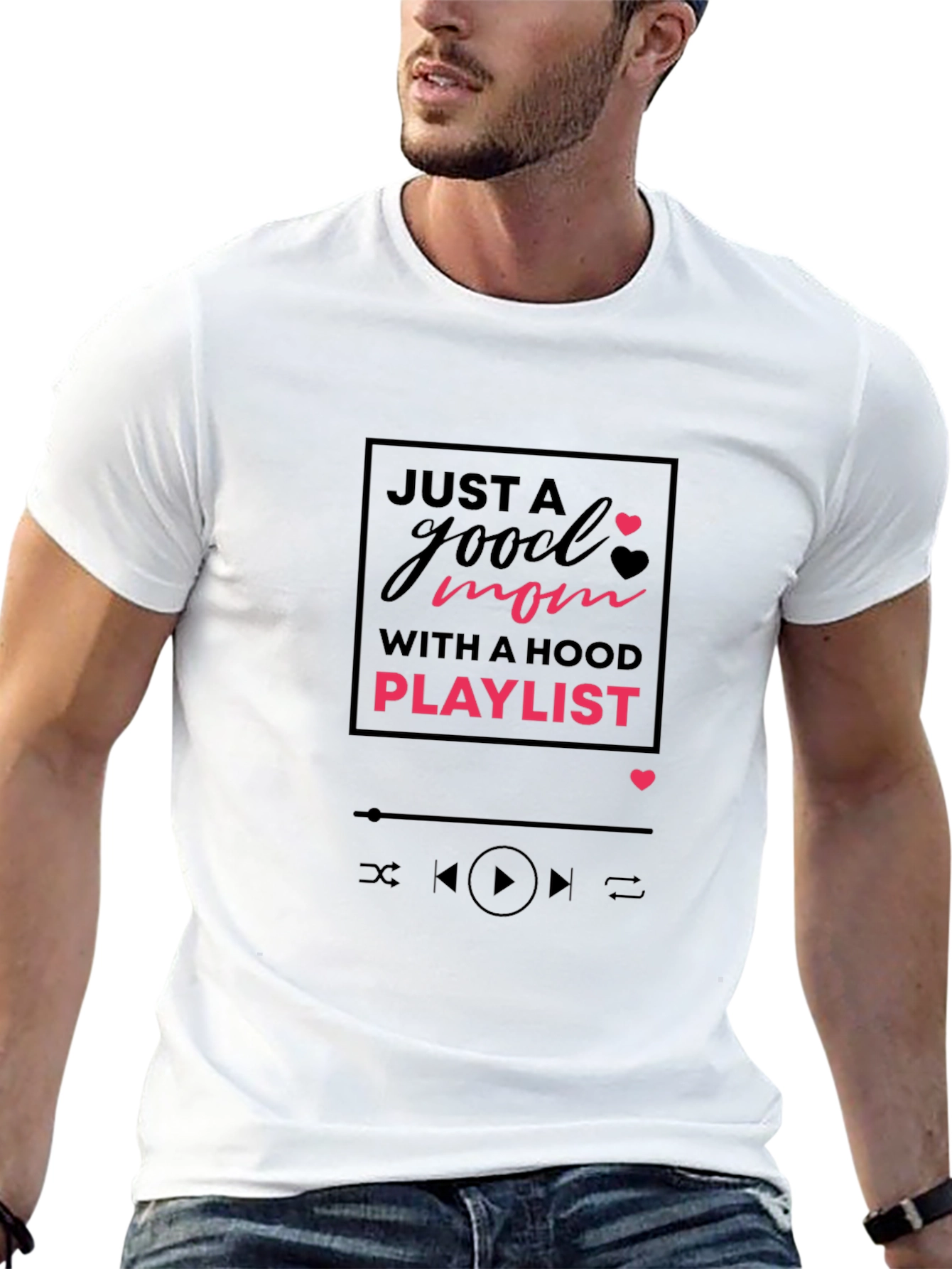 Good Mom Hood Playlist Graphic Tee