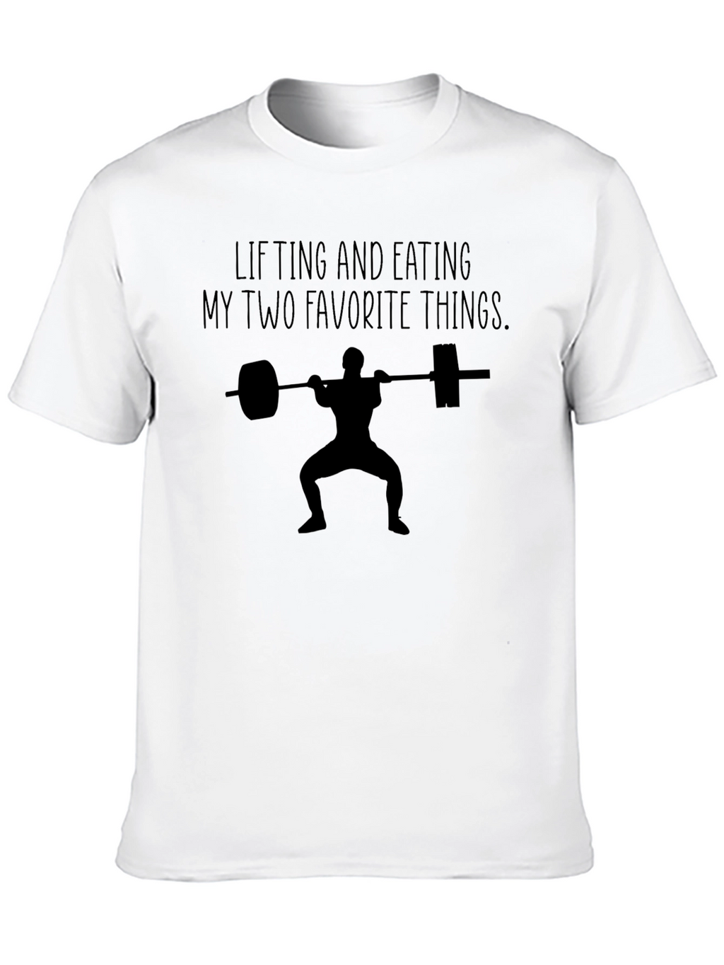 Lifting and Eating Funny Gym T-Shirt